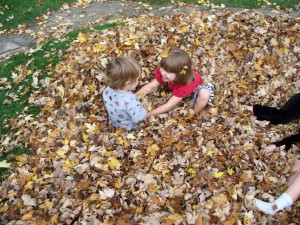 playing in the leaves oct 09 029